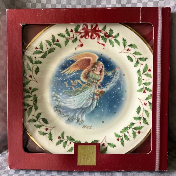 Lenox Holiday Angel Collector Plate 2003 Edition 10.5” - Picture 9 of 11